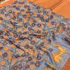 Soft Banarasi Ghicha Silk Saree with Kalamkari Print Elegant and Timeless