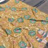 Soft Banarasi Ghicha Silk Saree with Kalamkari Print Elegant and Timeless