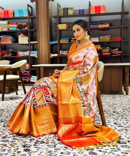 soft-banarasi-silk-kalamkari-print-designer-party-wear-saree-dvz0003640