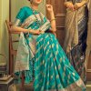 Soft Banarasi Silk Saree with Leheriya Zari Weaving Dvanza - dvz0003405