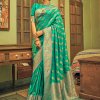 Soft Banarasi Silk Saree with Leheriya Zari Weaving - dvz0003406