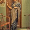 Soft Banarasi Silk Saree with Leheriya Zari Weaving - dvz0003407