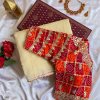 Soft Tissue Sarees with Fancy Temple Lace Border - dvz0003924