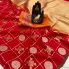 stylish looking soft silk saree in Red dvz0001965