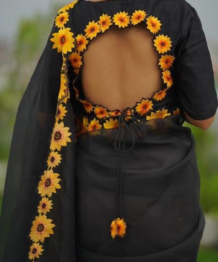 Sunflower Splendor Sarees: Elevate Your Style and Happiness - dvz0003871