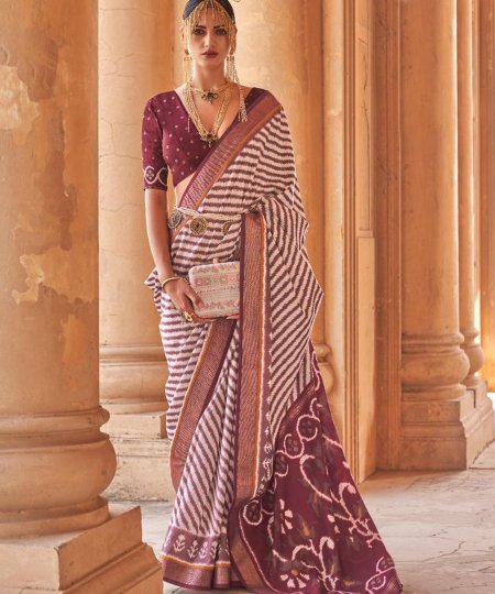 The Munga Crape silk saree with rich zari foil pallu - dvz0003668