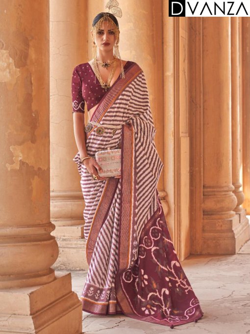 The Munga Crape silk saree with rich zari foil pallu - dvz0003668