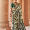 The Munga Crape silk saree with rich zari foil pallu - dvz0003670