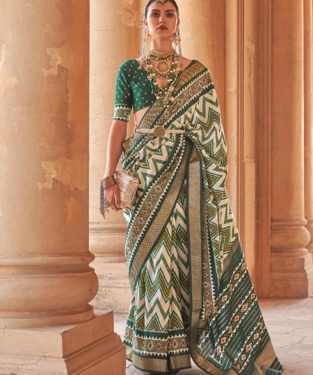 The Munga Crape silk saree with rich zari foil pallu - dvz0003670