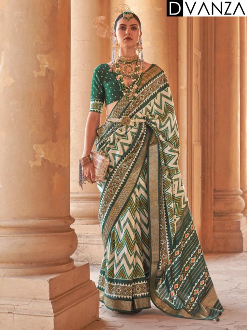 The Munga Crape silk saree with rich zari foil pallu - dvz0003670