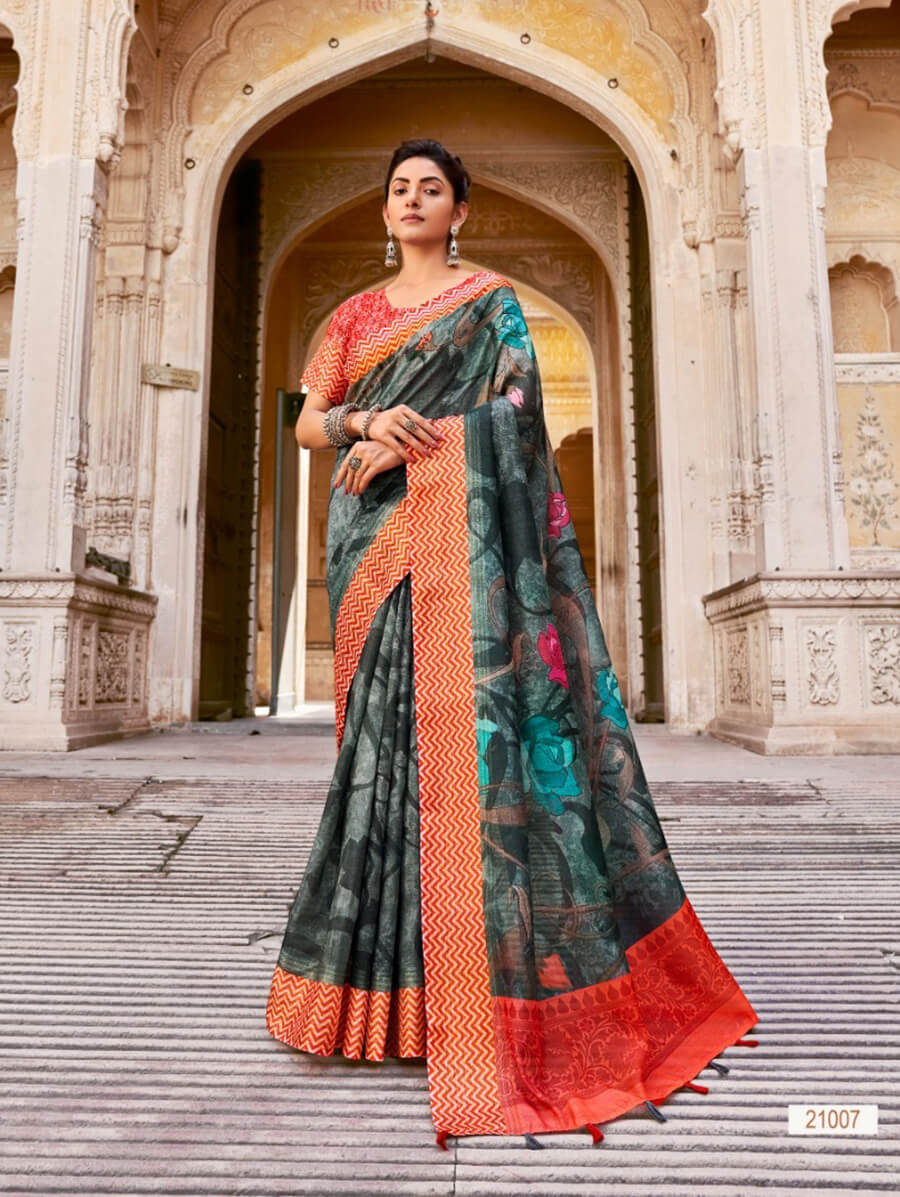 Cotton Khadi Handloom Saree, With Blouse at Rs 1000 in Nadia | ID:  18900908497