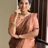 womens Trendy Silk Woven Saree DV426-4