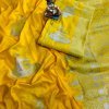 yellow lichi silk with full body weaving jari & new extra ordinary design dvz0001712