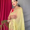 yellow saree for marriage function