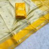 yellow soft Viscose Kovaipattu Saree DV415