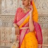 Yellow Soft Cotton Silk Patola Saree - dvz0003276